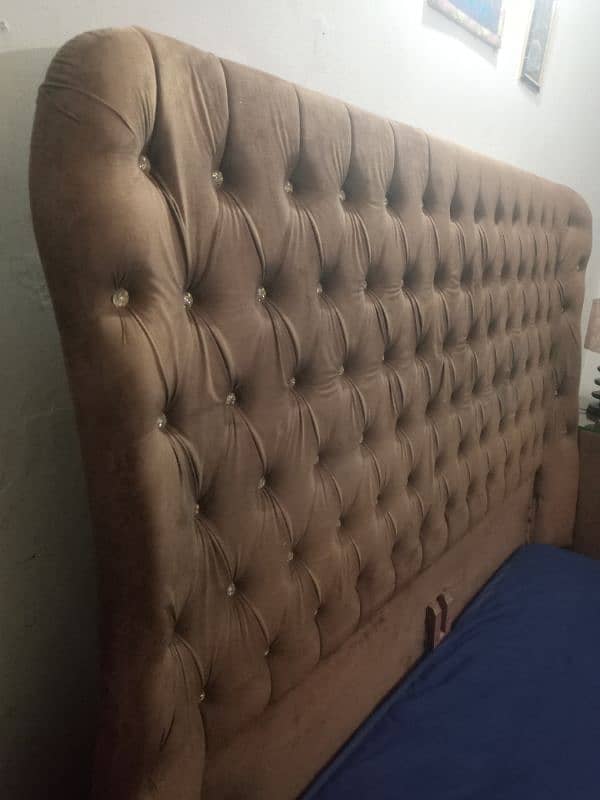 Double Bed with side tables & dresser for sale 0