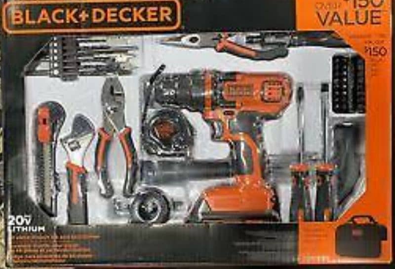 Black & Dagger drill machine worth 150 doller but you can take 16000 1