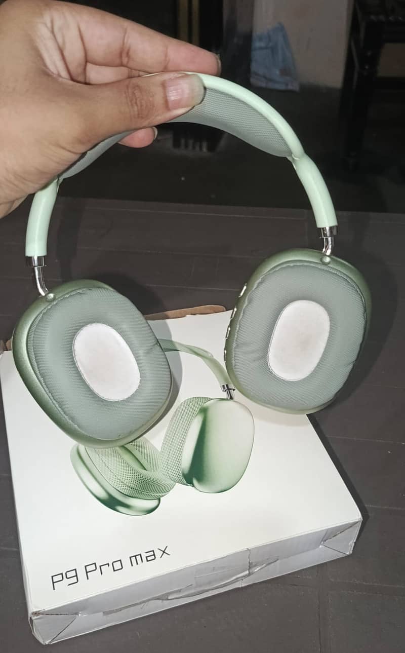 P9 PRO Max Wireless Bluetooth Headset with Mic, Noise Cancelling, Ste 4