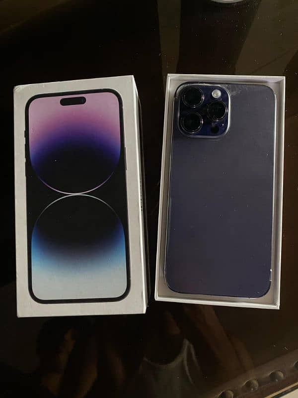 IPhone 14PRO MAX WITH BOX WATER PACK 0