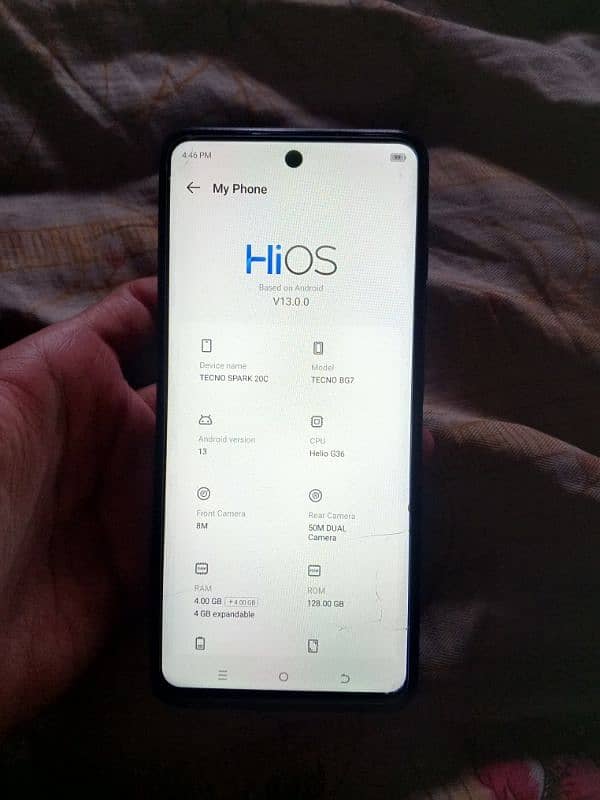 Tecno Spark 20C  128gb Full Good Condition 3
