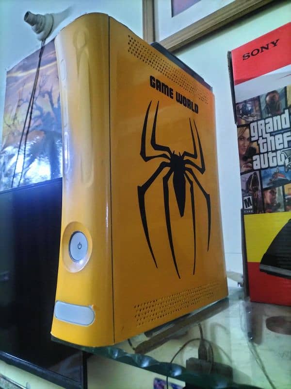 x box 360 wriless one Controler 45 bultin. games install   03084017127 0