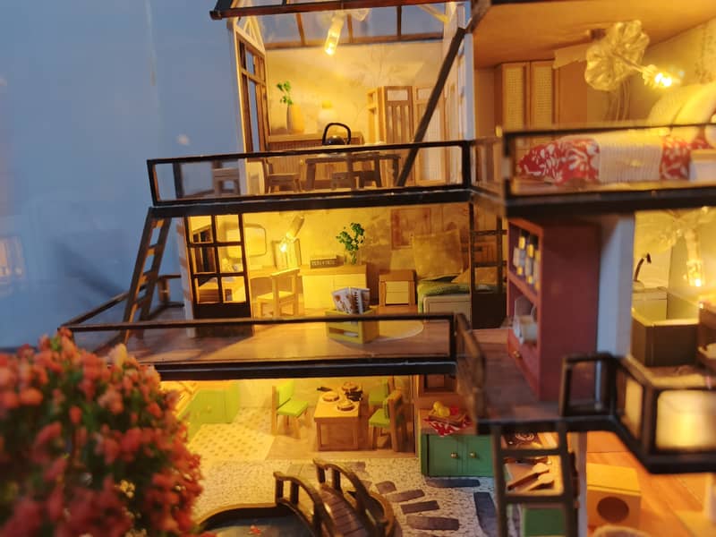 DIY Imported and Hand Assembled Model House for Aesthetic Homes Decora 3
