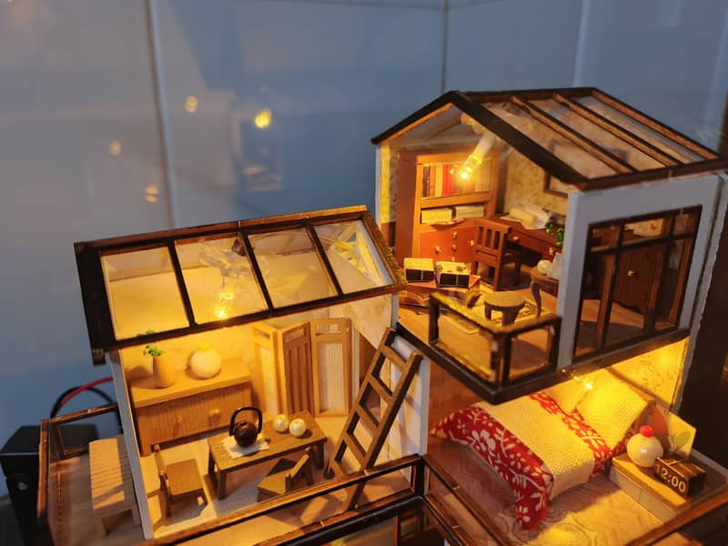 DIY Imported and Hand Assembled Model House for Aesthetic Homes Decora 5