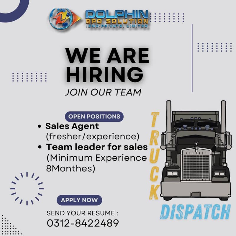 Sales Representative / Dispatcher (USA Truck Dispatching - Night Shift 3