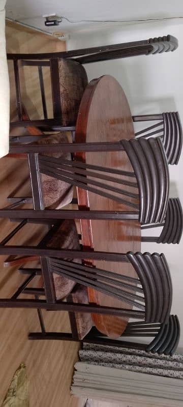 6 chairs with table 4