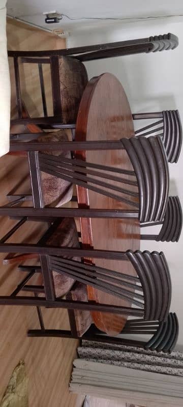6 chairs with table 5