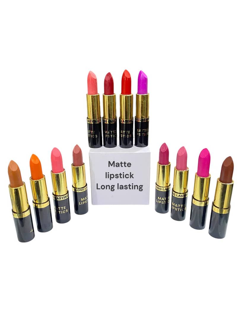 lipstick multicolor / Matte Finish Cream Lipstick Set / Maskara 0