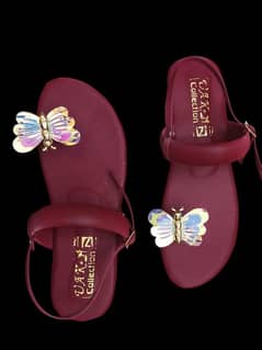 Stylish women's fancy Kolhapuri chappal-1Pcs in maroon Fabric