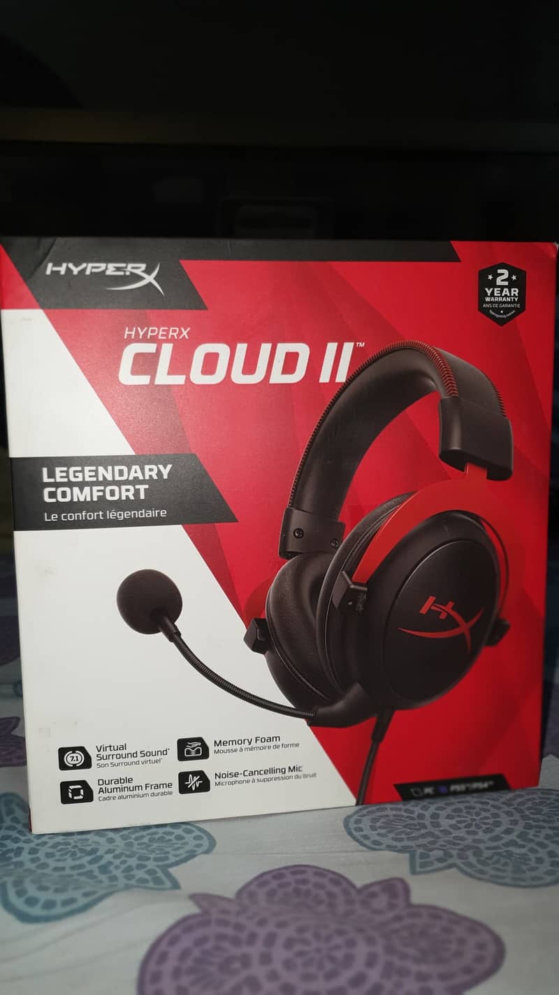 HyperX Cloud II - Gaming Headset Wired  (Hyper X Cloud 2 Headphones) 1