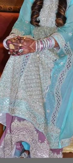 Double frok bridal dress