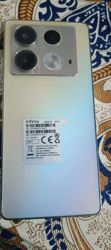 infinix note 40 256 GB in warranty 1