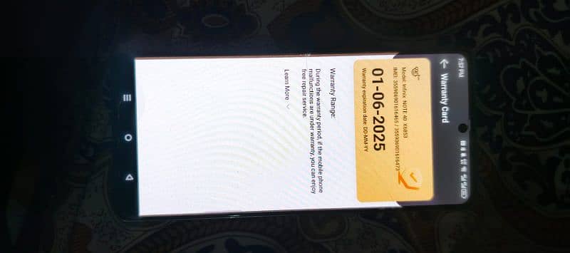 infinix note 40 256 GB in warranty 2