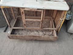 Wooden Hen Cage