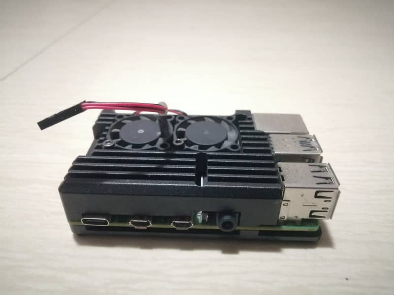 Raspberry pi 4 B+ 32GB (Heat sink + Dual fans) with project 0