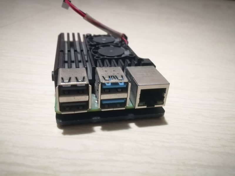 Raspberry pi 4 B+ 32GB (Heat sink + Dual fans) with project 5