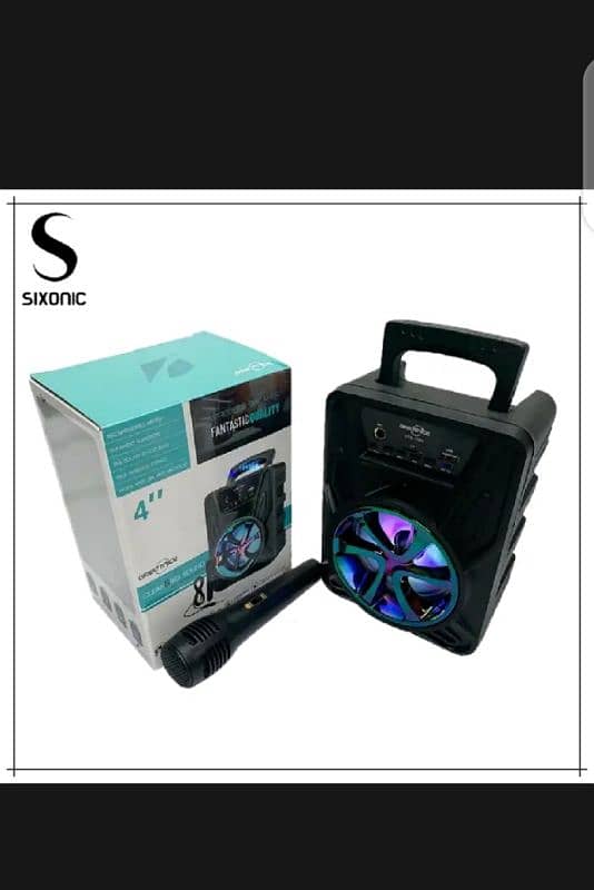 SIXONIC GTS 1781 portable rechargeable wireless Bluetooth speaker 1