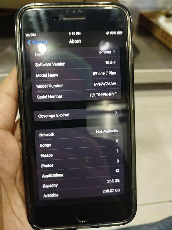 iPhone 7 Plus 256GB Official PTA approved 8