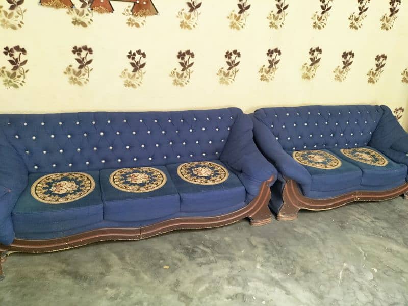 very comfortable sofa one 3seater. and one 2 seater 0