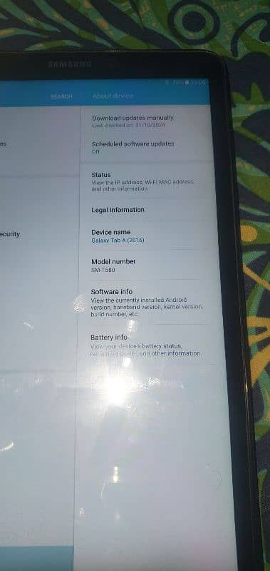samsung tab a6 3/32 2