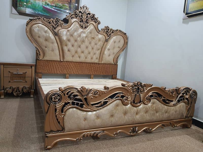 Carving bed set Brand New Not used King size cinyoti style (call only) 0