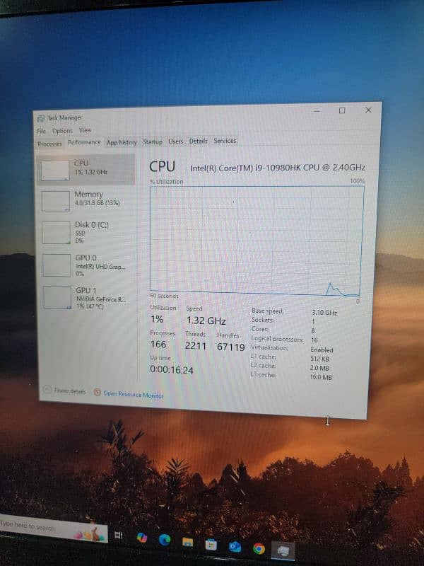 Alienware m17 R3 –Ci9 10th Gen | 32GB RAM | RTX 2080 Super 8GB | 144Hz 1