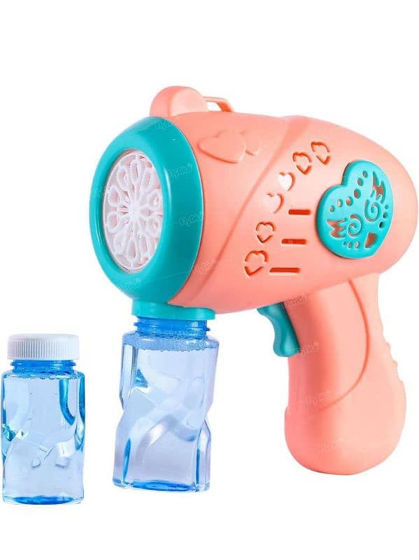 Auto bubble Gun with Light & Music 0