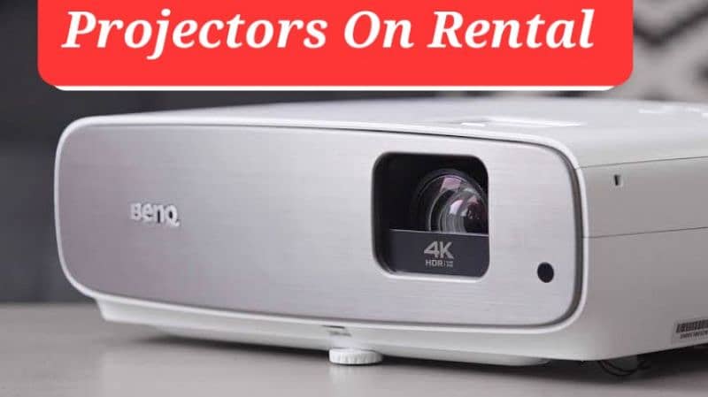 High Quality Projectors On Rental available 0