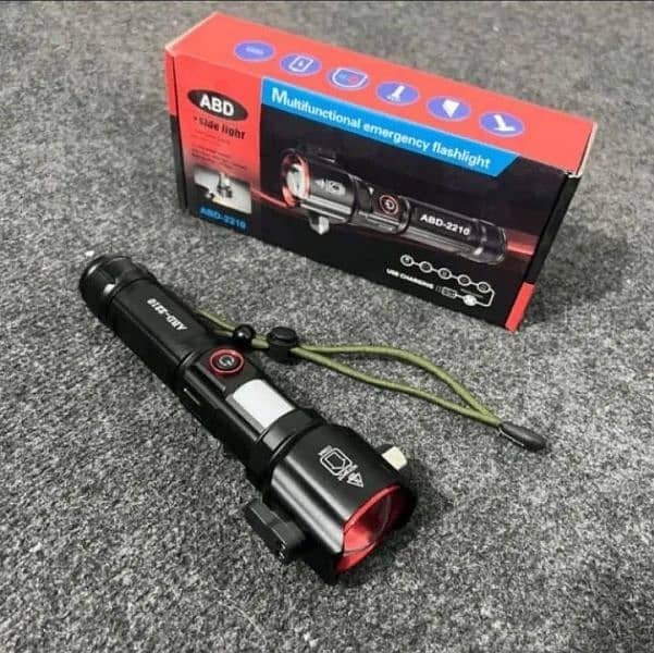 Usb Rechargeable Led Flashlight 0