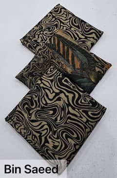 3 piece lawn fabrics for ladies