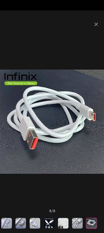 Infinix cable type c and android both are available 2