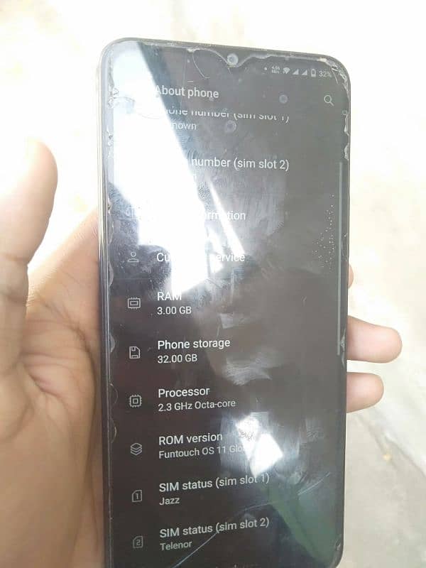 vivo Y12s 3/32  5000mah battery condition 10/9 2