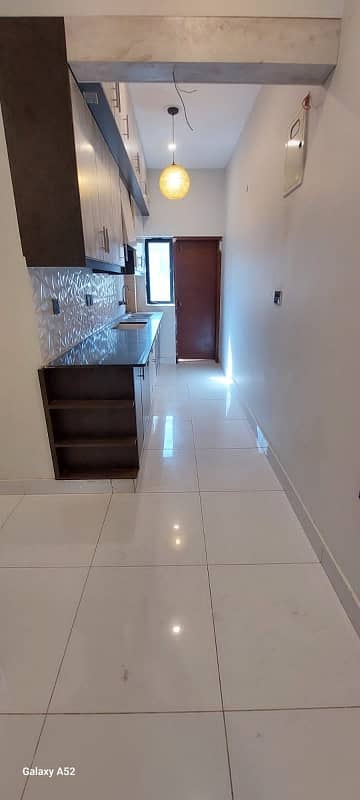 2 Bed DD Beautiful WEST OPEN Portion For Sale In PECHS 2