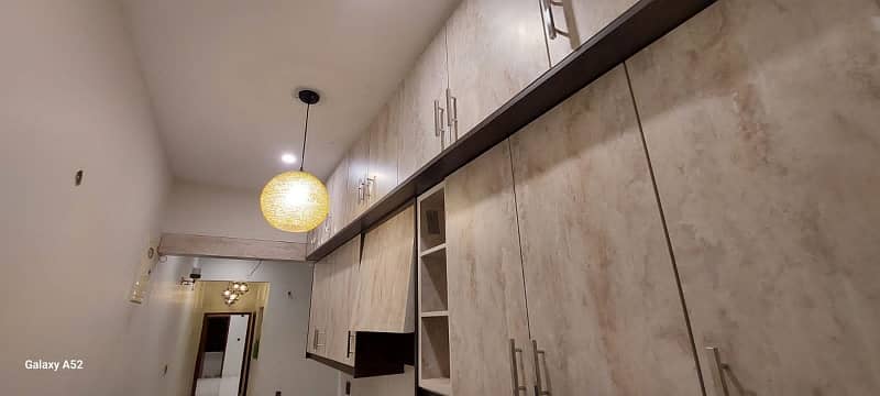 2 Bed DD Beautiful WEST OPEN Portion For Sale In PECHS 6