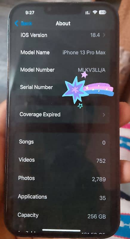 iphone 13 pro max 256gb LLA factory unlock Non PTA 0