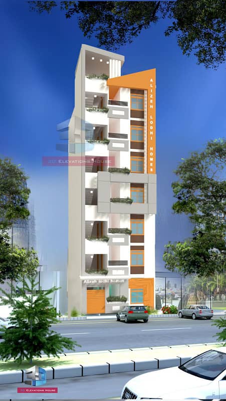 BRAND NEW APARTMENT OPPSITE DHA PHASE 2 AKHTAR COLONY VIP LOCATION 5