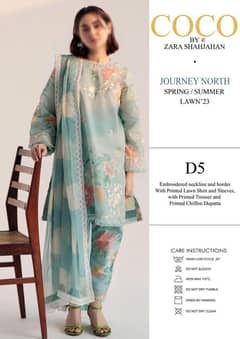 3 pcs women’s unstitched printed suit