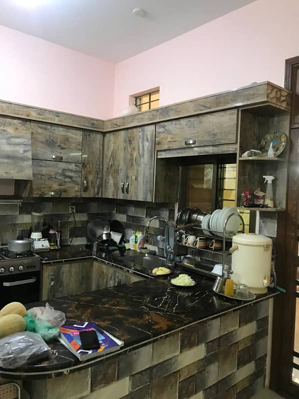 Double Story House Is Available For Sale In Police Society Scheme 33 Karachi 35