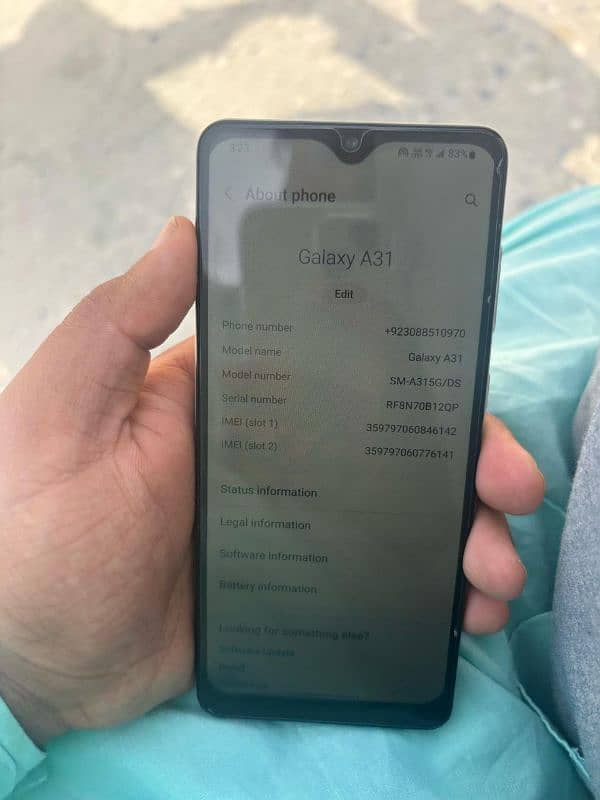 samsung a31 8