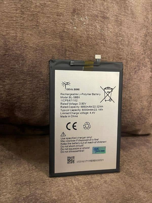 Battery for Infinix 6000Mah 1
