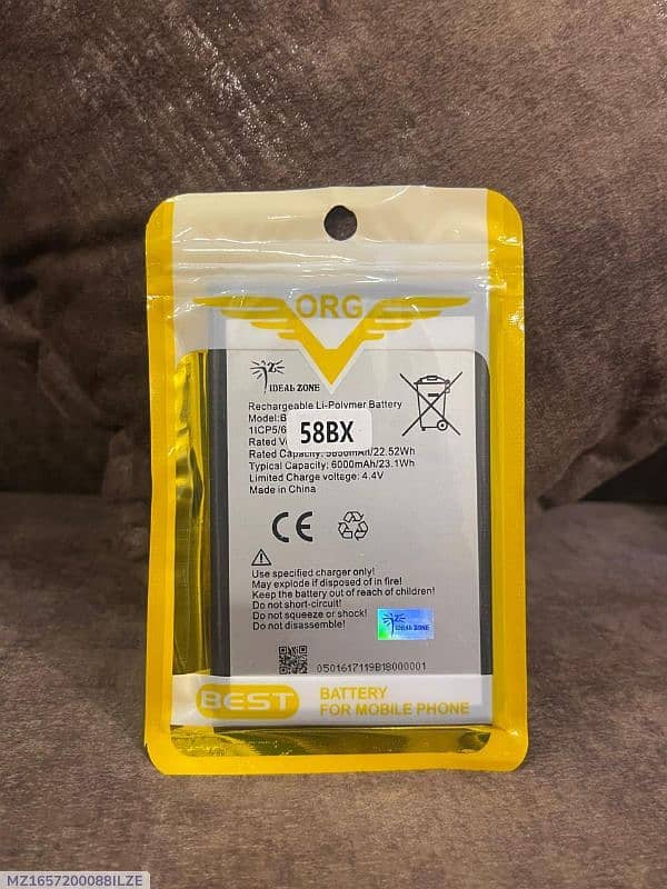 Battery for Infinix 6000Mah 2