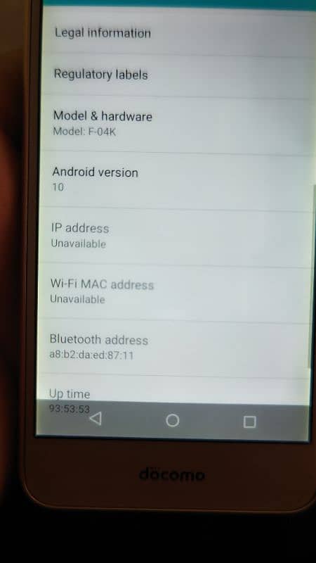 model f-04k 3ram 32 non ha all SIM work ha 7