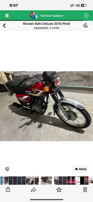 Honda CG 125 2020 For urgent sale only call 0