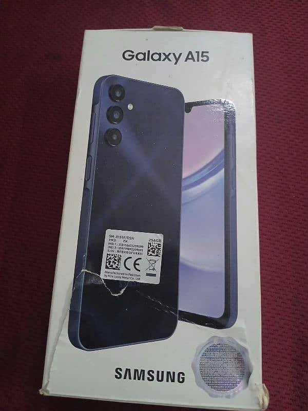 Samsung a 15,8/256 with box charger 0