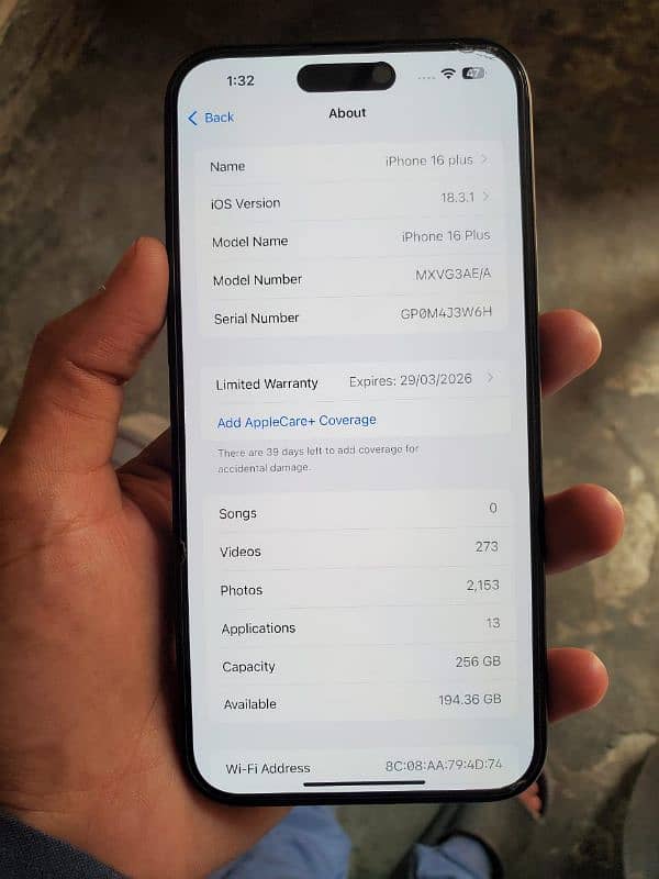 Iphone 16 Plus 6