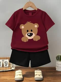2pcs boys printed shirt