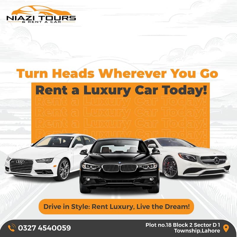 Self Rent a car service Lahore to all Pakistan | One way drop Service 5
