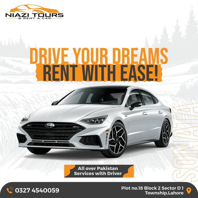 Self Rent a car service Lahore to all Pakistan | One way drop Service 11