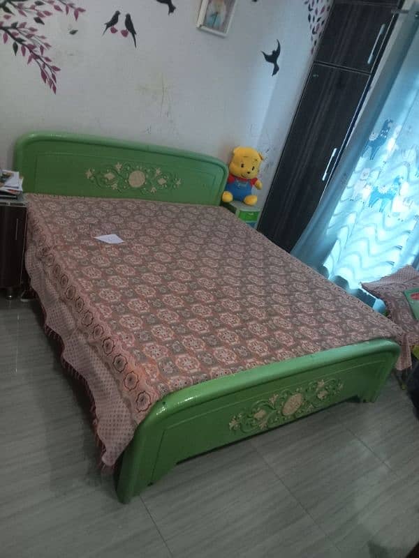 double bed with mattress 0