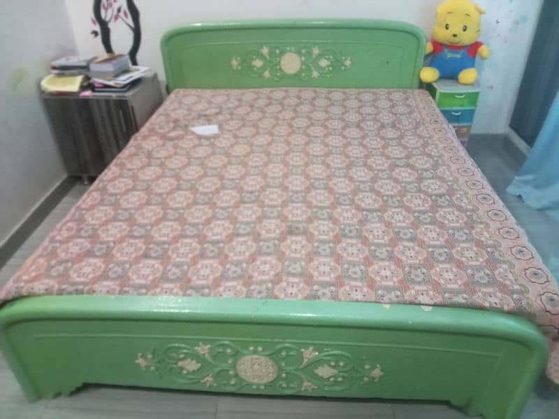 double bed with mattress 2